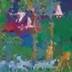 Oil paintings and various floral landscapes, forests, birds, plum blossoms, deer, and streams are beautiful