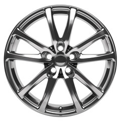 Obraz premium Aluminium alloy vehicle wheel rim chrome plated