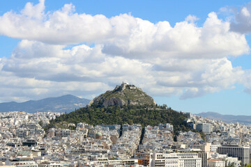 Lycabettus Vista Panoramic View from Acropolis Hill
