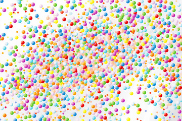 Rainbow confetti background
