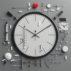 The Everlasting Clock: A Representation of RN's Around-the-Clock Commitment and Connection to Healthcare