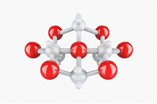 methanol molecular structure isolated on white background chemical compound illustration