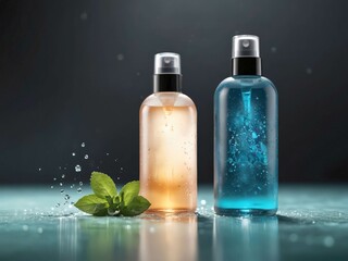 lotion de beauté, Soins de la peau, Beauté naturelle, Produits de beauté bio, Cosmétiques naturels, Mockup de crème hydratante