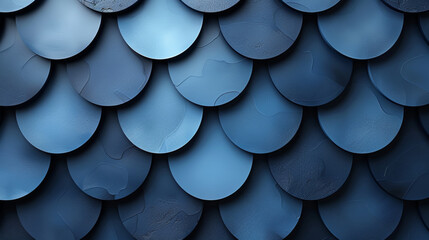 Scale blue pattern, abstract texture geometric