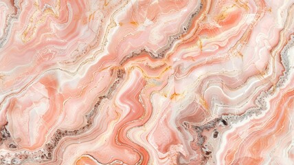 Immerse yourself in the captivating beauty of abstract peach fuzz marbleized stone with this mesmerizing image