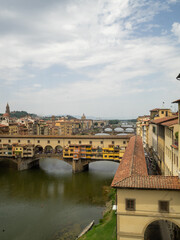 Ponte Vecchio seen from the Galleria degli Uffizi, Florence