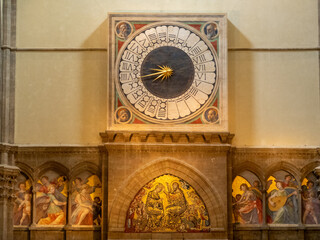 Obraz premium Florence Duomo clock by Paolo Uccello