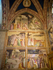 Frescos in Basilica Santa Croce, Florence