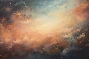 Night sky painting backgrounds nebula.