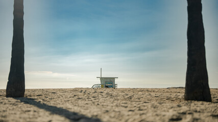 lifeguard hut on the beach