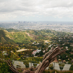 Los Angeles from the sign