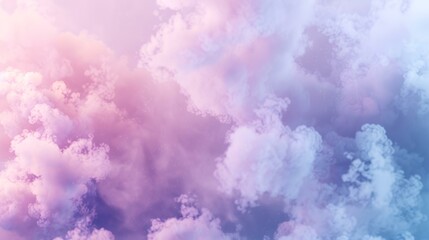 Fantasy cloudy sky with pastel gradient colors, Abstract nature background - obrazy, fototapety, plakaty