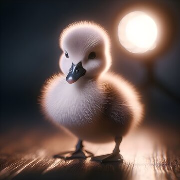 baby swan
