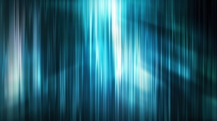 blurred cyan vertical lines on a black background