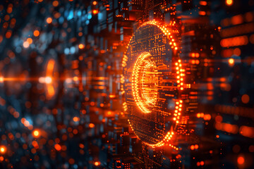 Obraz premium Quantum Computer