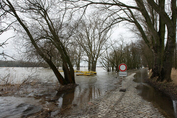 Flooded areas in Elbe-Havel-Land, Germany, reveal the aftermath of rivers bursting their banks,...