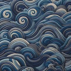 abstract background with waves