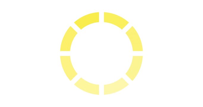 Simple Circle Loading loop animation on the white background. 4K resolution video of loading icon animation. 4K resolution loader.