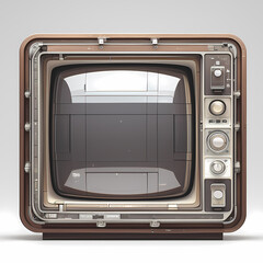 Vintage Wooden TV - Nostalgic Retro Home Decor
