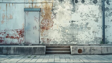 clean street wall, newly painted, HDR, 8k, cinematic, ultra realistic