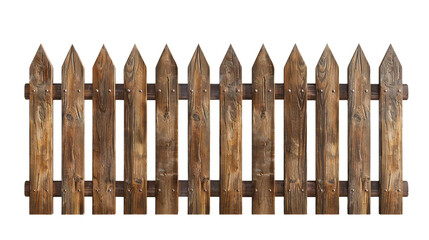 Indian-Inspired Fence on transparent background