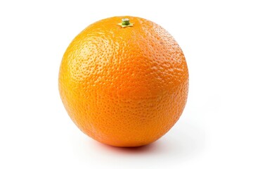 orange fruit isolated on white background, clipping path, full depth of field - generative ai