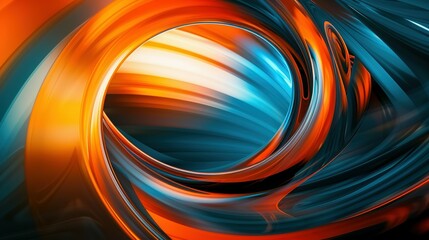 Abstract wave backgrounds scene, dark orange, curve effect, in the style of light orange and light orange