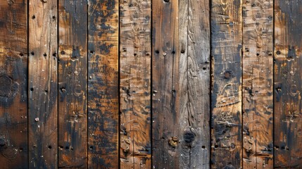 Fototapeta premium Wooden wall with gaps