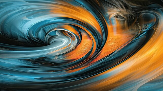 Abstract wave backgrounds scene, dark orange, curve effect, in the style of light orange and light orange