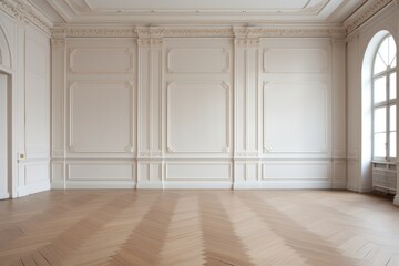 Drawing room flooring wood architecture.