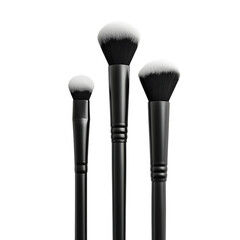 Customizable Cosmetics Product Mockup: Versatile Cut Out PNG Template, Makeup Brushes Foundation Concealer
