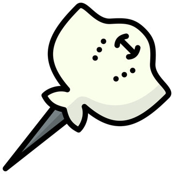 recommend clip art: stingray icon illustration design with outline