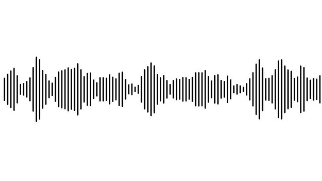 Abstract wave motion equalizer. Audio spectrum animation white background, 
Animated white audio bar spectrum Isolated transparent background. spectrum idea, spectrum recording, waveform analysis,