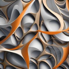 Abstract forms evolving and morphing into new shapes, in a continuous dance of transformation and growth, symbolizing change5