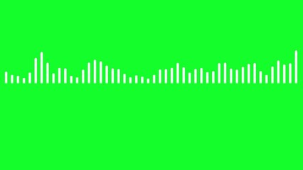 Equalizer waves animation. Sound waves, Sound Vibrations Animation, Audio Reaction On Green Screen,
Sound wave icon sound vibration background, audio vector, audio series, waveform beats,