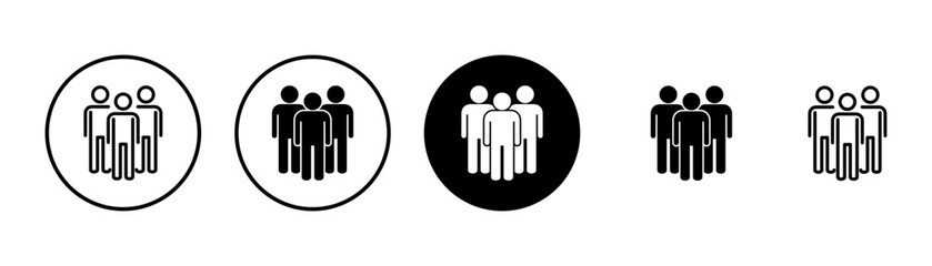 people icon vector isolated on white background. person icon. User vector icon