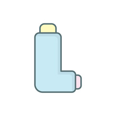 Inhaler icon vector design templates simple and modern concept