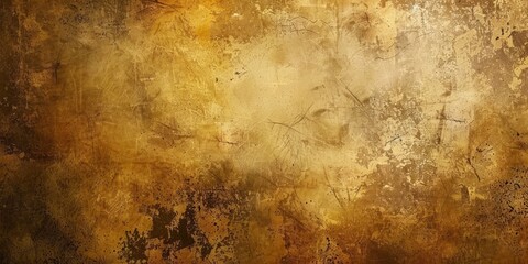 A wall with a brown background and a few spots of white