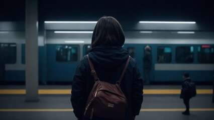 woman in the airport