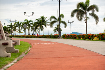 Camino del causeway, Panamá