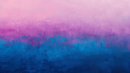 Aesthetic gradation from vibrant pink to rich purple, merging into a tranquil blue, perfect for minimalist artwork