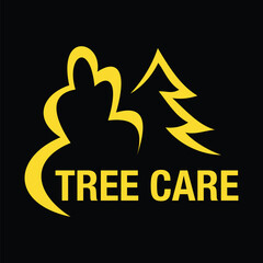 TREE LOGO LINE ART DESIGN