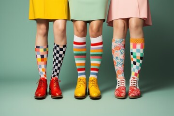 Socks shoe footwear pattern