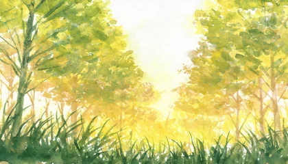  Background illustration inspired by sparkling nature in watercolor style. © Bambi and Sunny