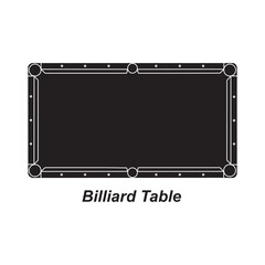 Billiard table icon