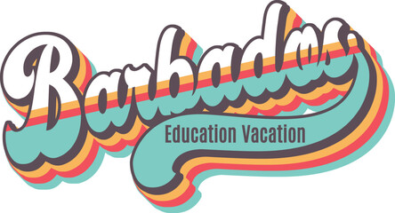 colorful text based typography logo