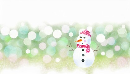 Fototapeta premium snowman