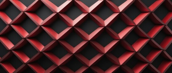 abstract red metallic background. red metallic geometric   backdrop