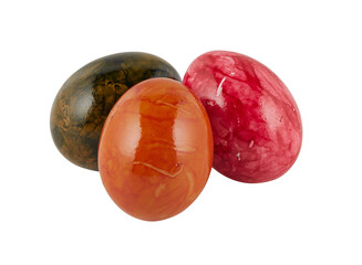 easter eggs cut out isolated transparent background