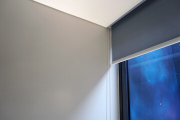 Roller blinds in Bath room, interior design ideas